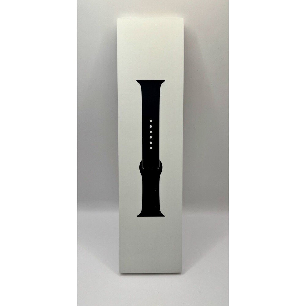 Genuine OEM Apple Watch Sport Band 45mm Graphite Stainless Steel Pin New